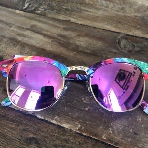 NWT Pink Flower Sunglasses